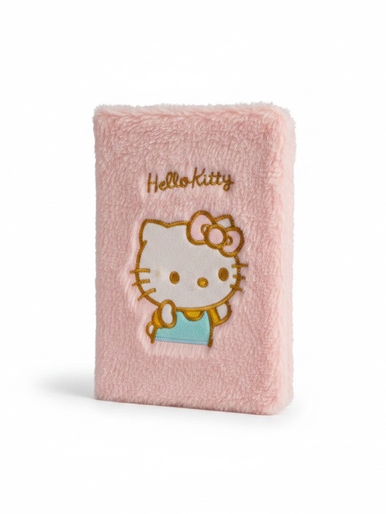 Other - New Hello Kitty Theme Pink Plush Journal Notebook Embroidered Cover Kawaii Gift